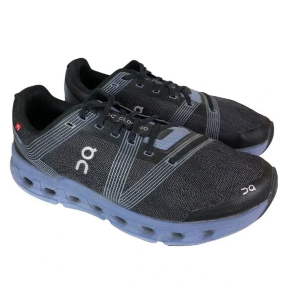 LIKE NEW On Running On Cloud Shoes Men' Size 9.5 Black Shale CloudGo Running Gym - Picture 1 of 4